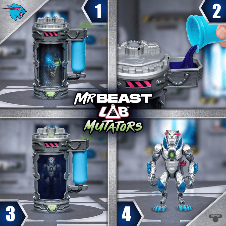 Mr. Beast - Car model - Silver tiger