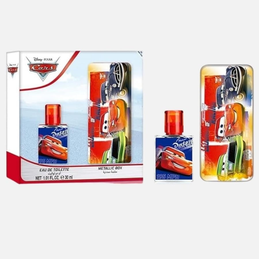 مجموعة عطر ديزني كارز للأطفال – أو دي تواليت 30 مل مع علبة معدنية