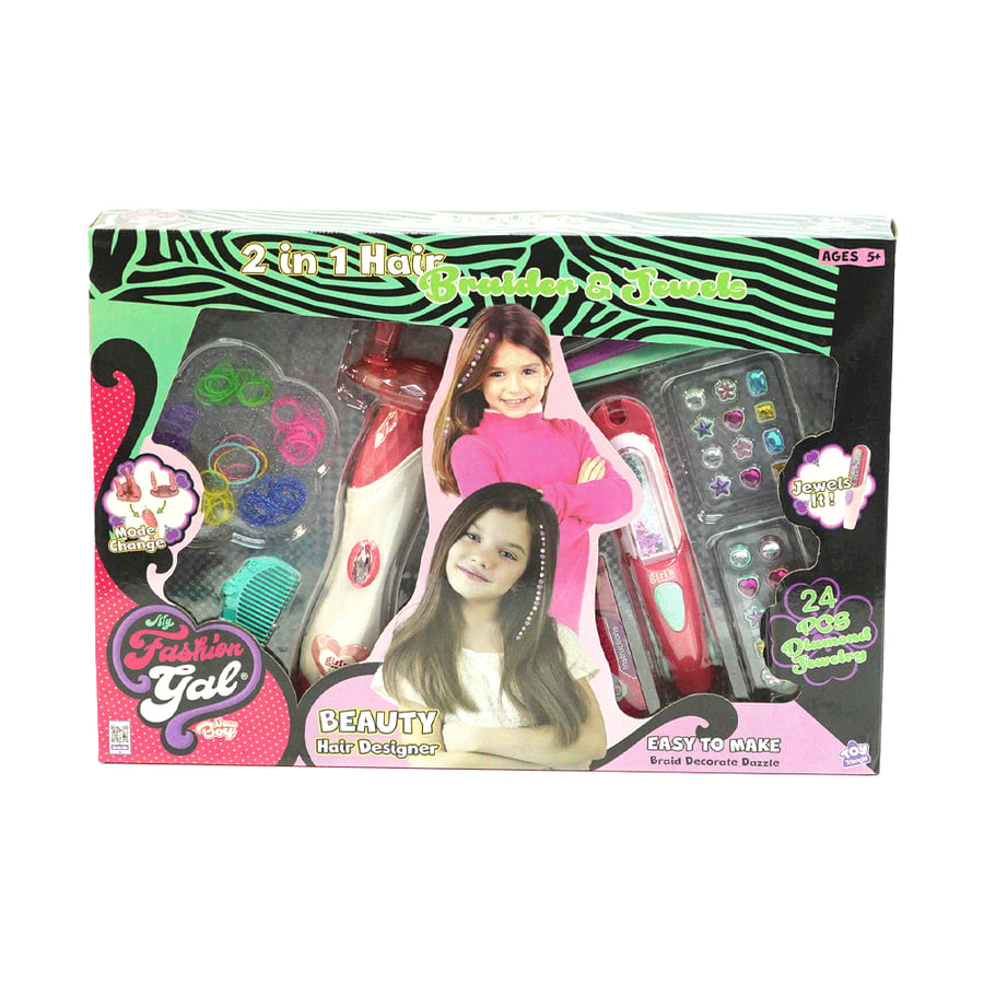 My Fashion Gal - Hair braids and jewelry 2 in 1 - multiple colors