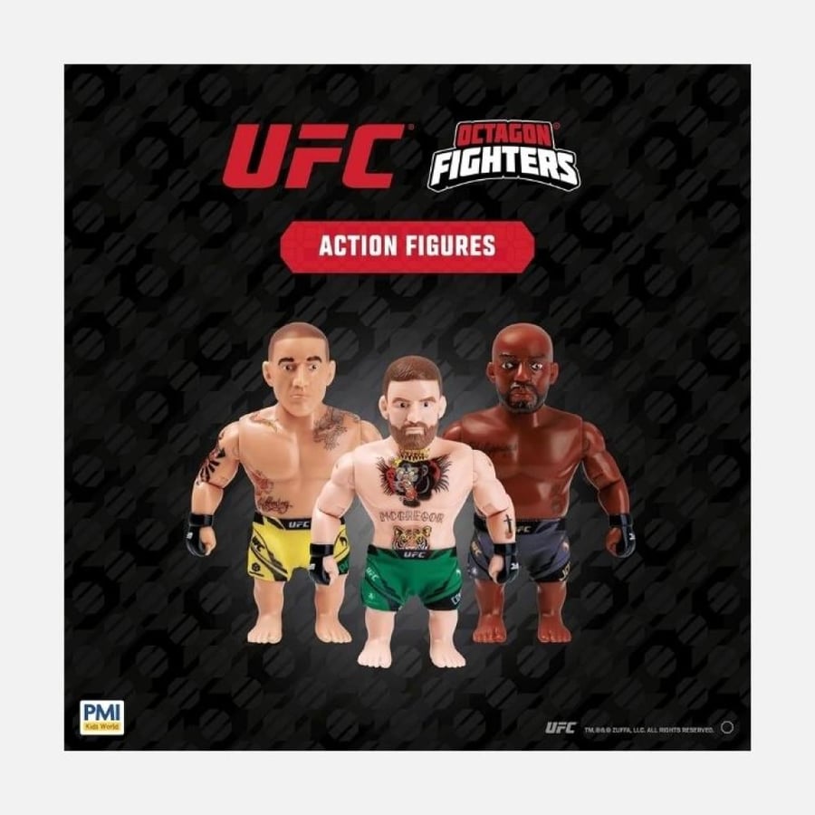 مجسم كونور ماكجريجور المفصلي UFC بحجم 4.5 بوصة مع ملحقات – شخصية مقاتل