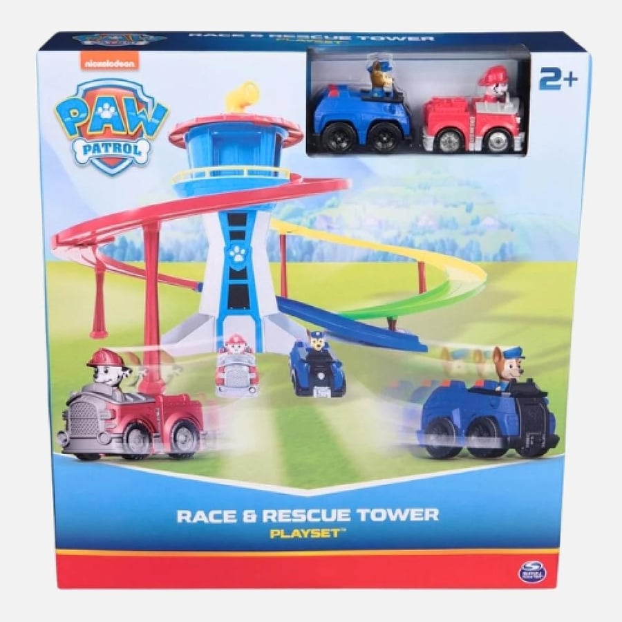 باو باترول - مجموعة لعب برج قيادة مع مركبات