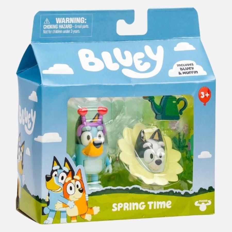 لعبة بلوي Bluey مجسمات أطفال سبرينج تايم مع مافن