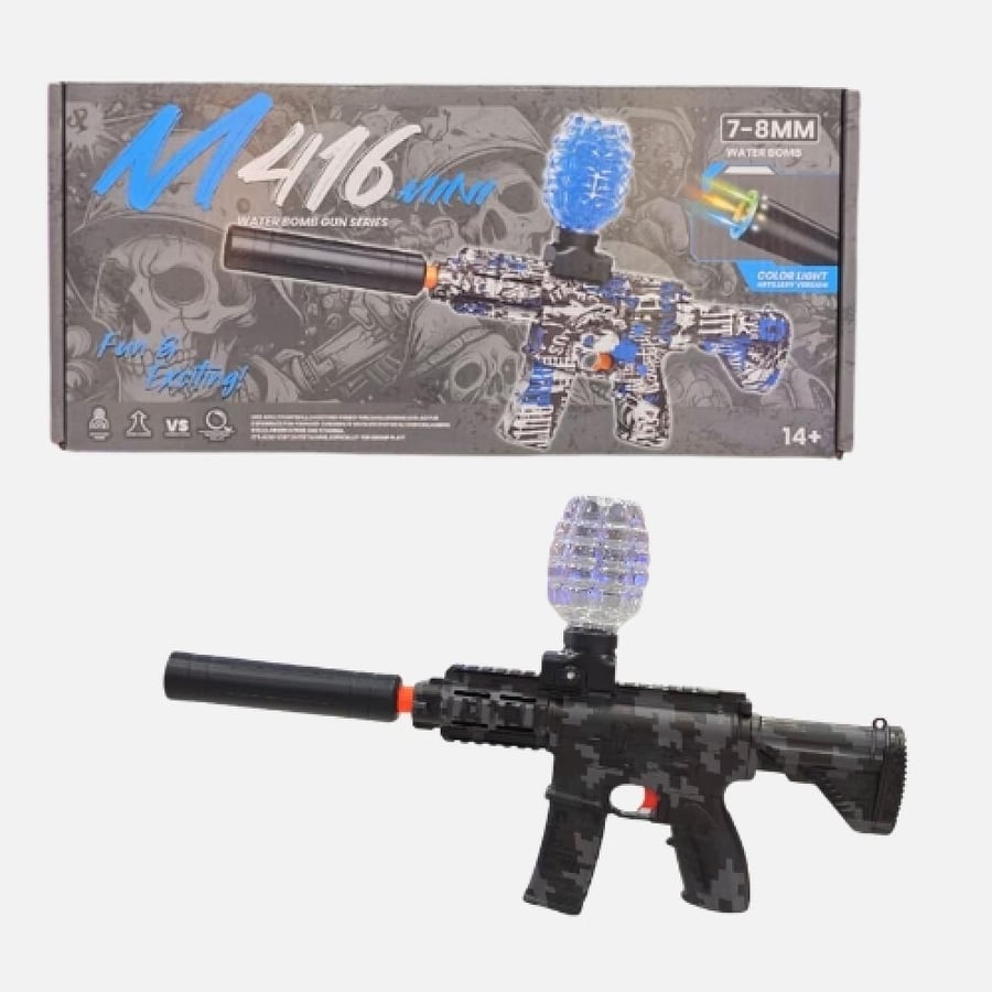 مسدس كرات مائية M416 Mini بإضاءة ملونة 7–8 مم