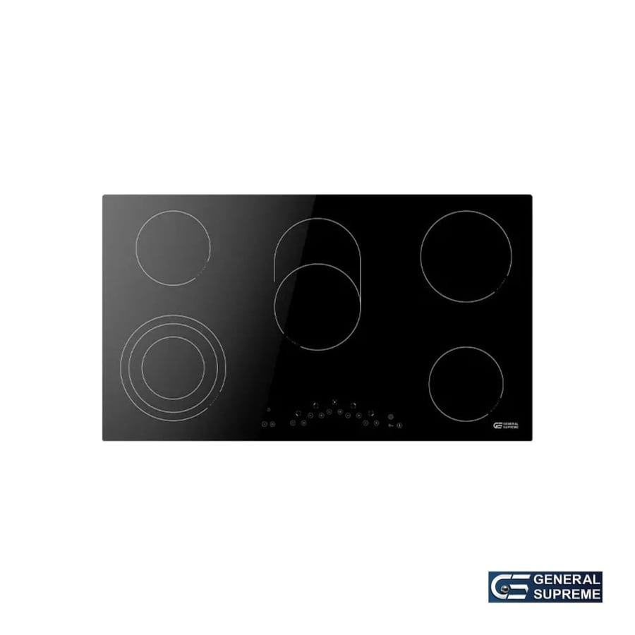 101461 - سطح كهرباء جنرال سوبريم 90 سم سيراميك 5عيون بولندي مويدل GSH905PECL