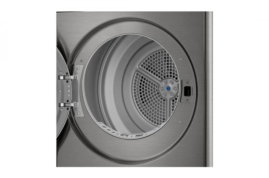 RH90V9PV8W مجفف ذو عاكس مزدوج سعة 9 كجم، مع مستشعر تجفيف, العناية بالحساسية ، بلون فضي، يدعم تطبيق ThinQ
