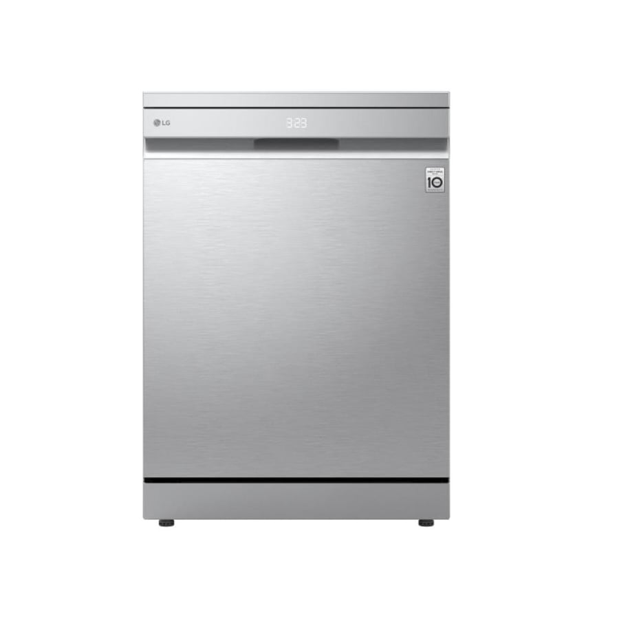 ال جي غسالة صحون ، سعة 14 مكان، ميزة التجفيف الحراري، نظام QuadWash، تحكم ذكي، فضي - DFC287HVS