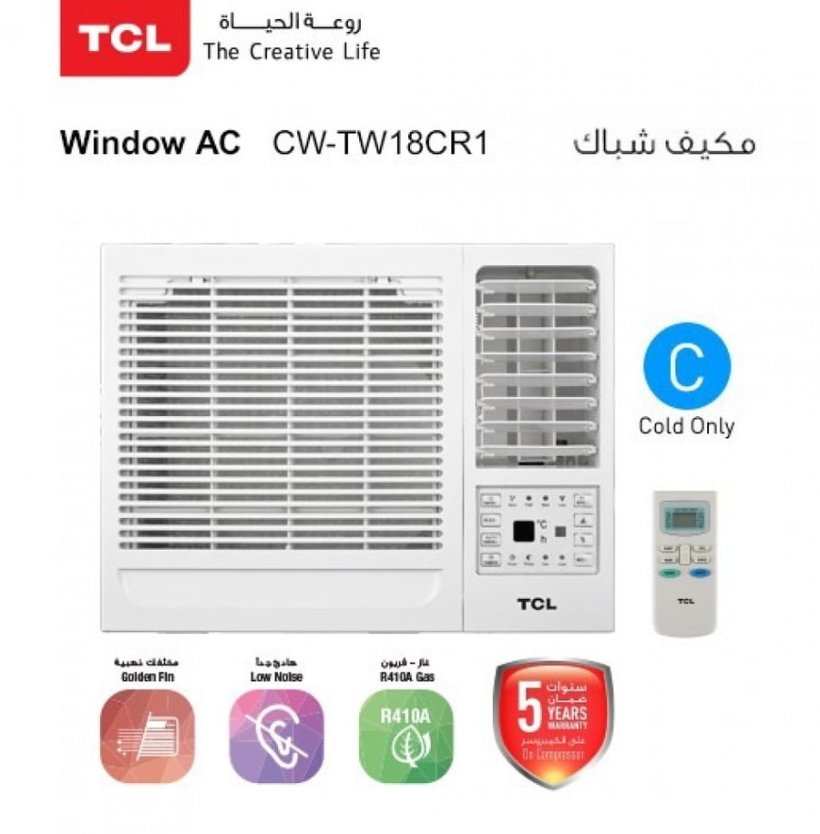 مكيف شباك-تي سي ال CWTW18CR1