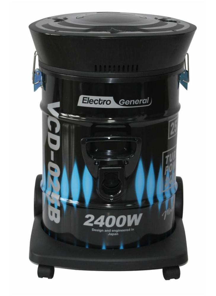 مكنسة برميل إلكترو جنرال ، 25 لتر، 2400 واط ، VCD-025B - أسود