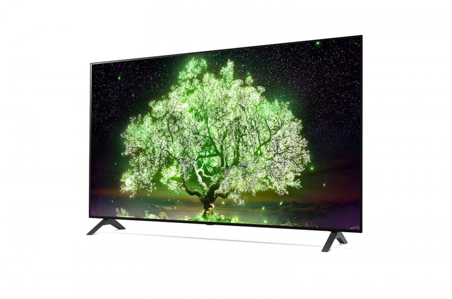 OLED55A1PVA تلفزيون OLED مقاس 55 بوصة بدقة 4K من السلسلة A1 من إل جي، تلفزيون OLED ذاتي الإضاءة، معالج a7 من الجيل الرابع يعمل بالذكاء الاصطناعي بدقة 4K، لون أسود مثالي وألوان مثالية