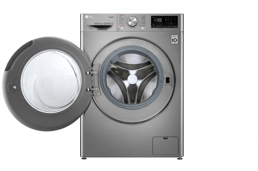 WSV1107XMT غسالة ال جي 10.5/7 استيل تنشيف 100%