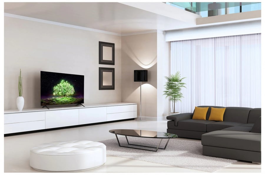 OLED55A1PVA تلفزيون OLED مقاس 55 بوصة بدقة 4K من السلسلة A1 من إل جي، تلفزيون OLED ذاتي الإضاءة، معالج a7 من الجيل الرابع يعمل بالذكاء الاصطناعي بدقة 4K، لون أسود مثالي وألوان مثالية