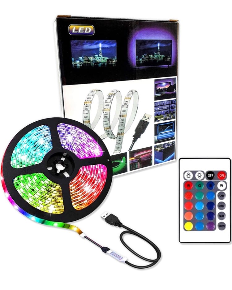 شريط الاضاءه Led يعمل usp
