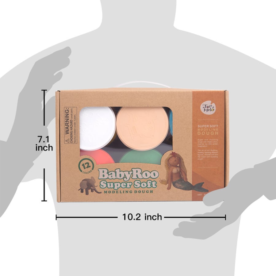 Super Soft Playdough Set -12 colors