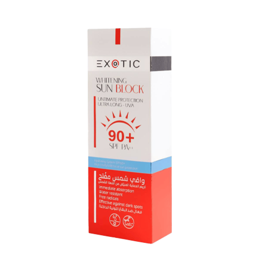 واقي شمس مفتح بعامل حماية+SPF90 و++PA ايكزوتيك 100 مل
