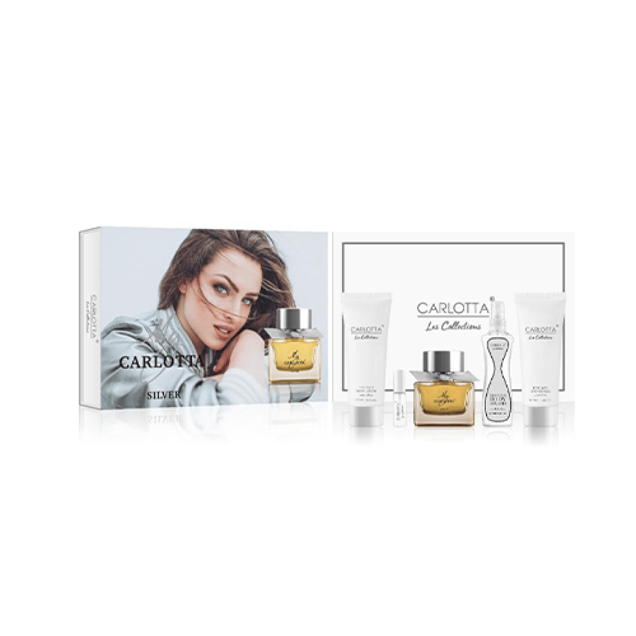 طقم هدية للنساء SILVER من كارلوتا مكونة من 5 قطع