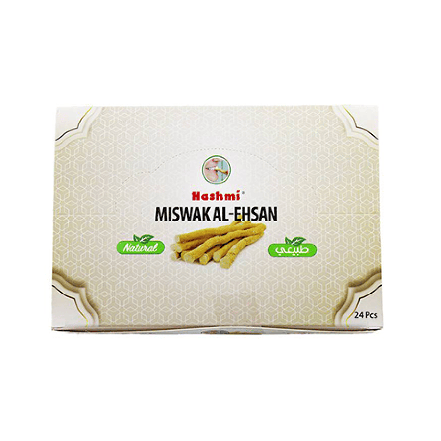 علبة مسواك الاحسان طبيعي من هاشمي 24حبة