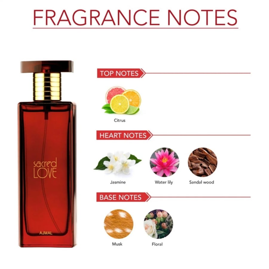 عطر سيكريد لوف للنساء او دي بارفيوم من اجمل 50مل