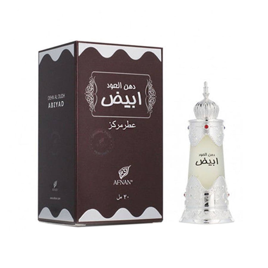 عطر دهن العود الأبيض المركز للجنسين أفنان 20 مل