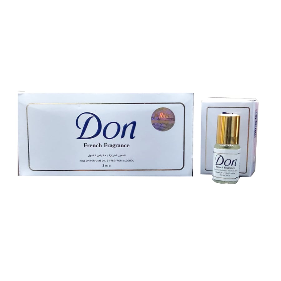باكت عطر دون رول اون من رفاس (درزن) 3مل×12