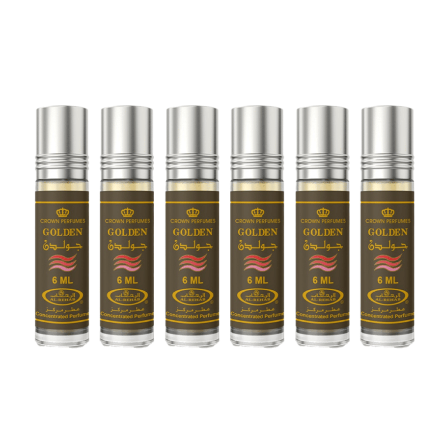 عطر جولدن من الرحاب 6 حبات 6 مل