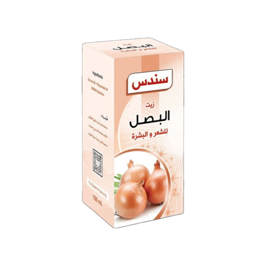زيت البصل للشعر والبشرة من سندس 100مل