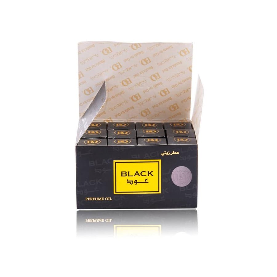 عطر بلاك عود زيتي من بانافع للعود 12×3مل