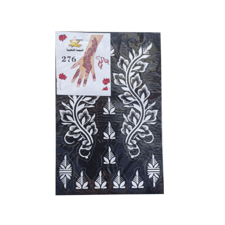 Henna tattoo stickers for my daughters' hands, the golden star