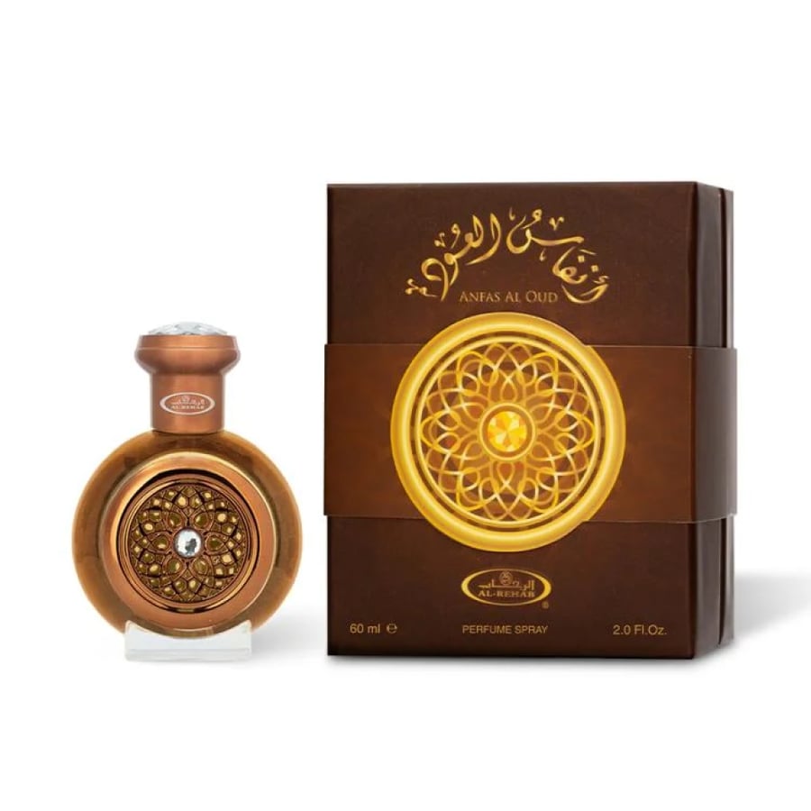 عطر انفاس العود - بخاخ من الرحاب 60 مل