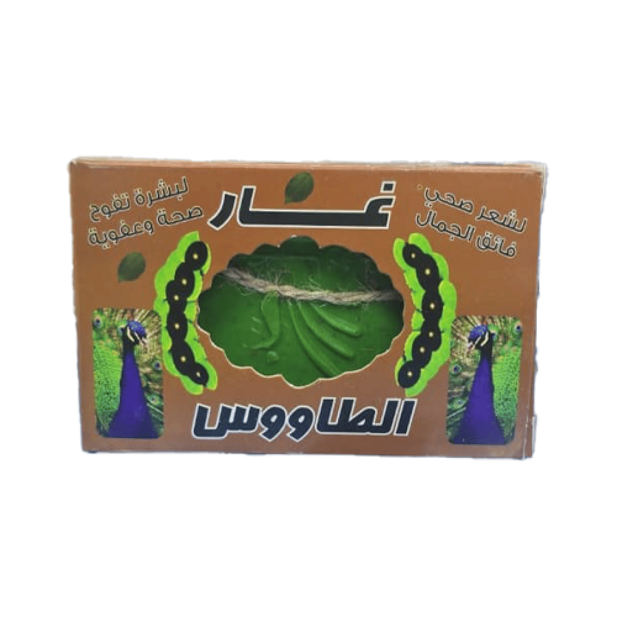 صابون غار الطاووس للشعر والبشرة 160جرام