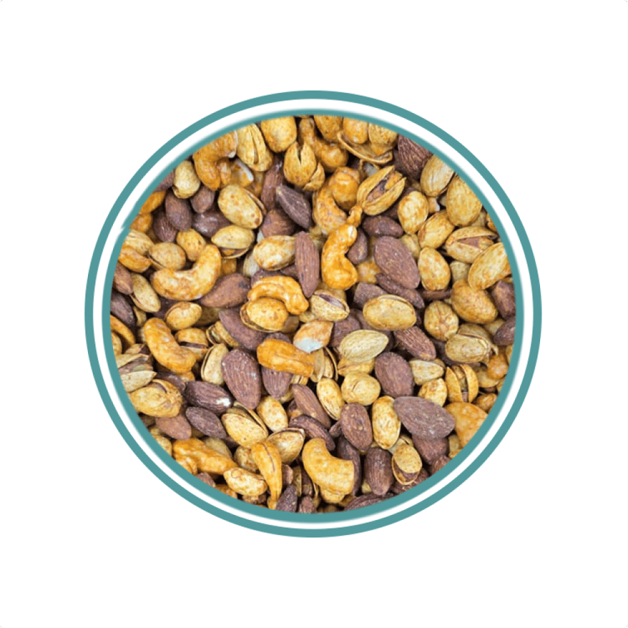 مكسرات مشكل مدخن