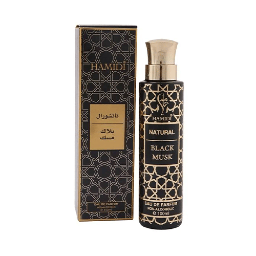 ماء عطر بلاك مسك الطبيعي من حامدي 100 مل