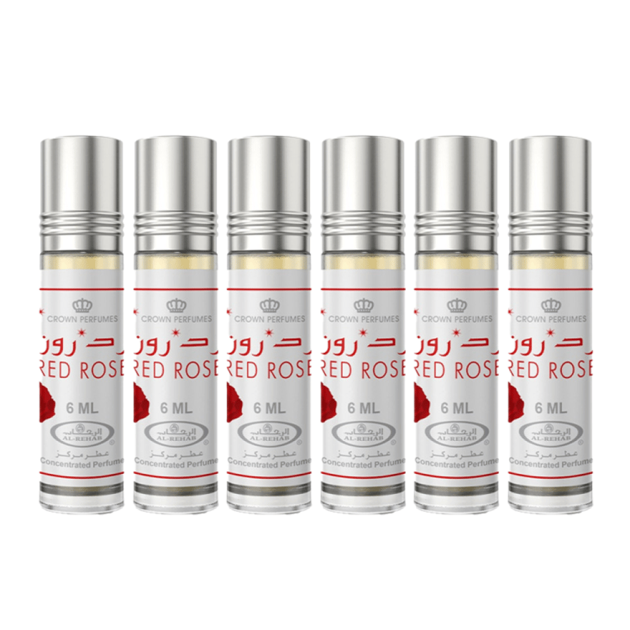 عطر رد روز RED ROSE من الرحاب 6 حبات 6 مل