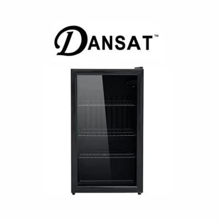 Dansat 3-foot display refrigerator with glass door – perfect cooling for displaying beverages and foods – model D190SC