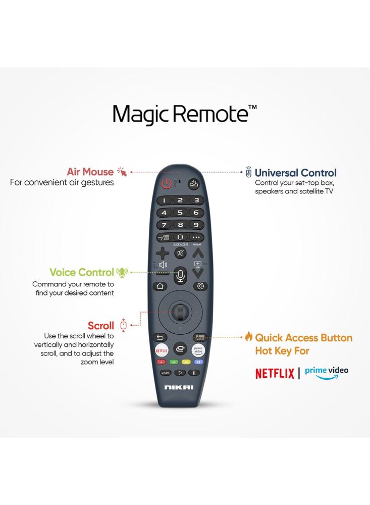 85-inch Smart Nikai screen (LED 4K UHD – WebOS)