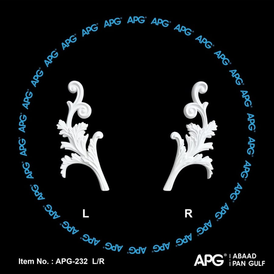 حلية فوم  18×37 سم - APG-232 - (طقم حبتين يمين ويسار)