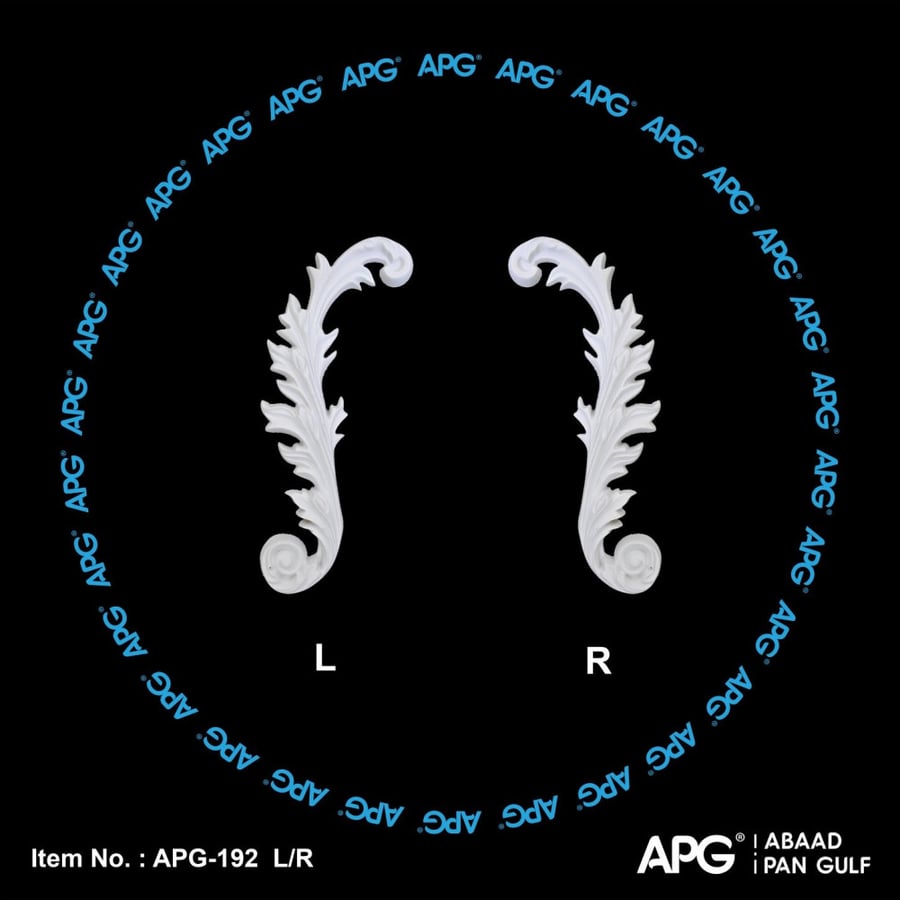 حلية فوم - 10×22 سم - APG-192 - (طقم حبتين يمين ويسار)