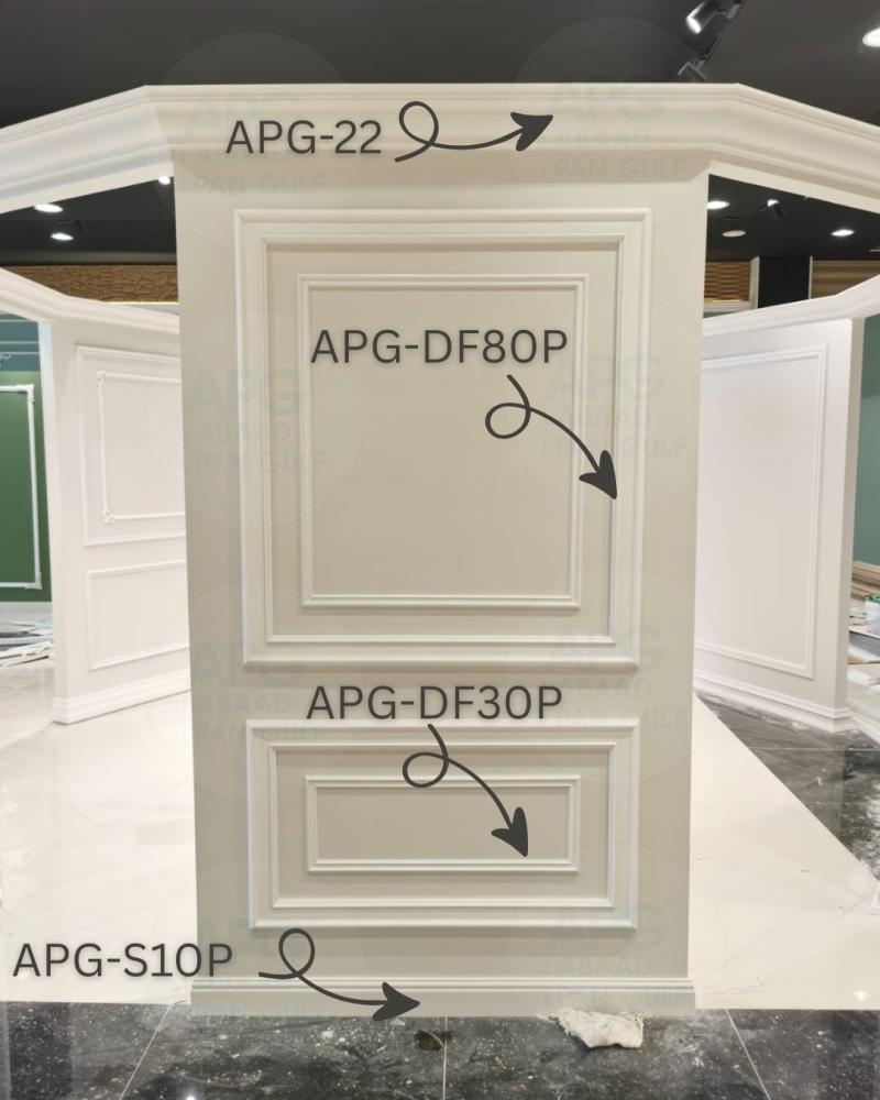 حزام , اطار باب فايبر  8 سم - APG-DF80P