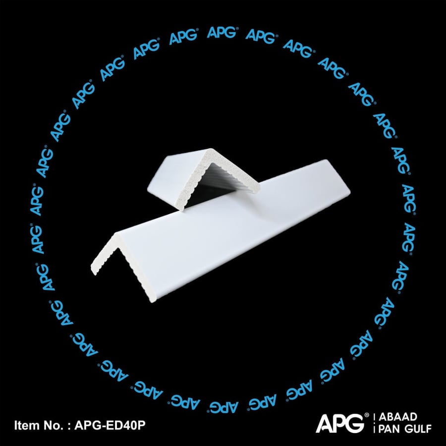 زاوية جدارية فايبر  3×3 سم - APG-ED40P