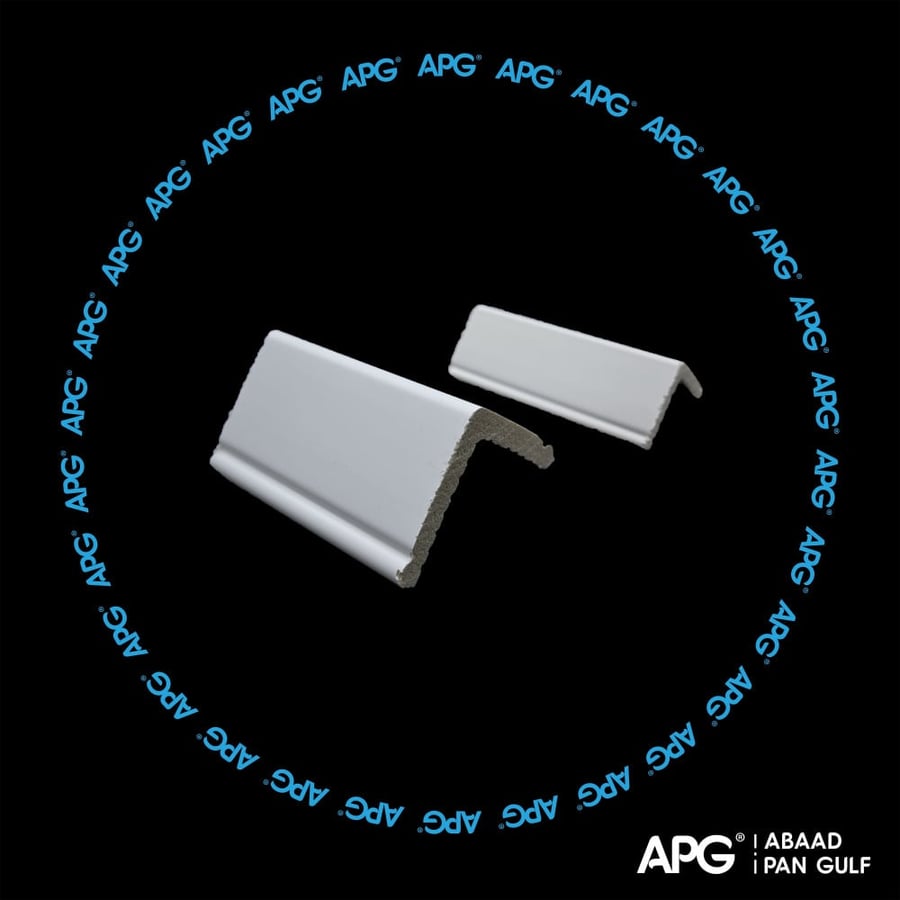 زاوية جدارية فايبر  3×3 سم - APG-ED30P