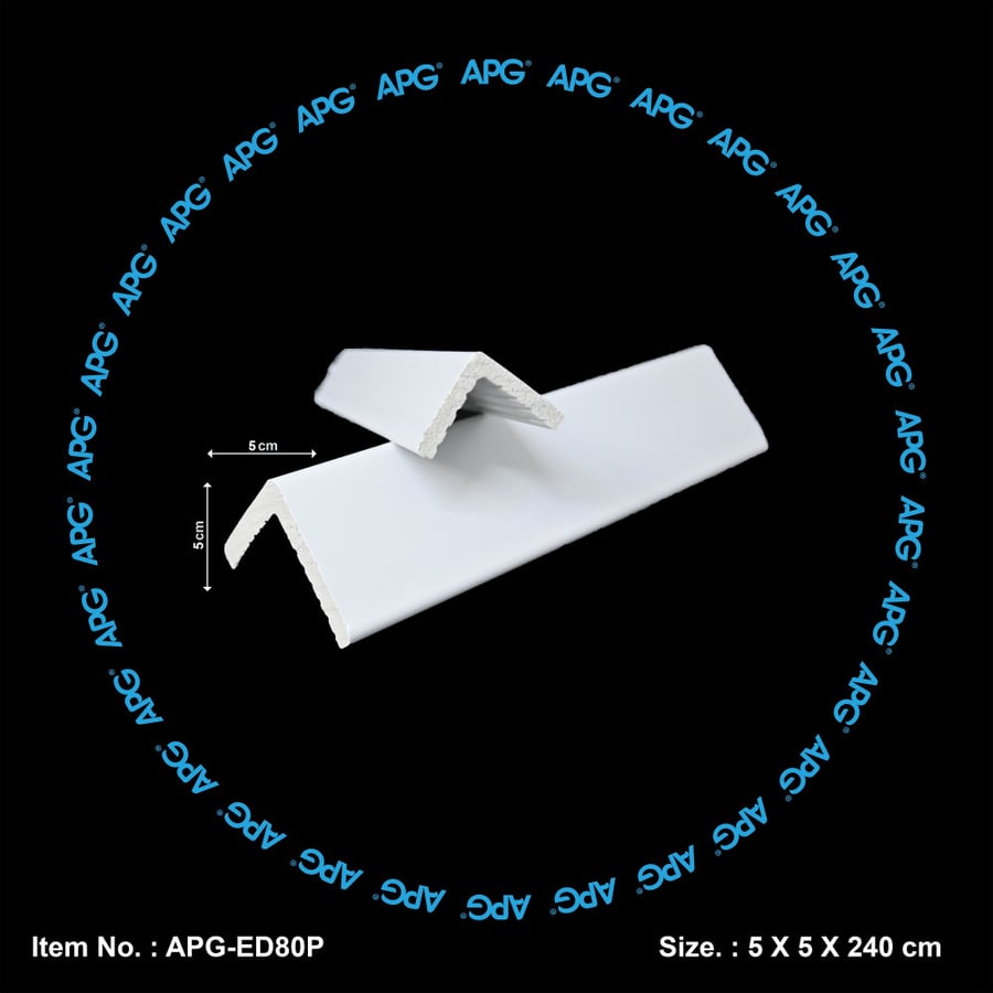 زاوية جدارية فايبر 5×5 سم - APG-ED80P