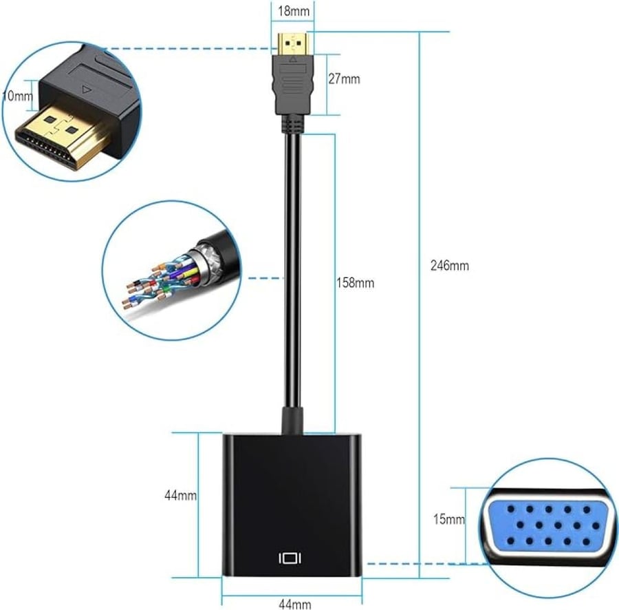 محول hdmi الى vga