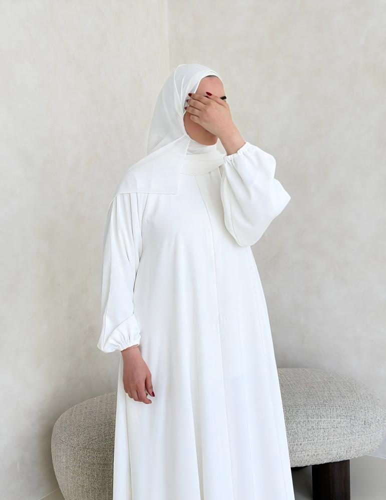 عباية السكينة البيضاء