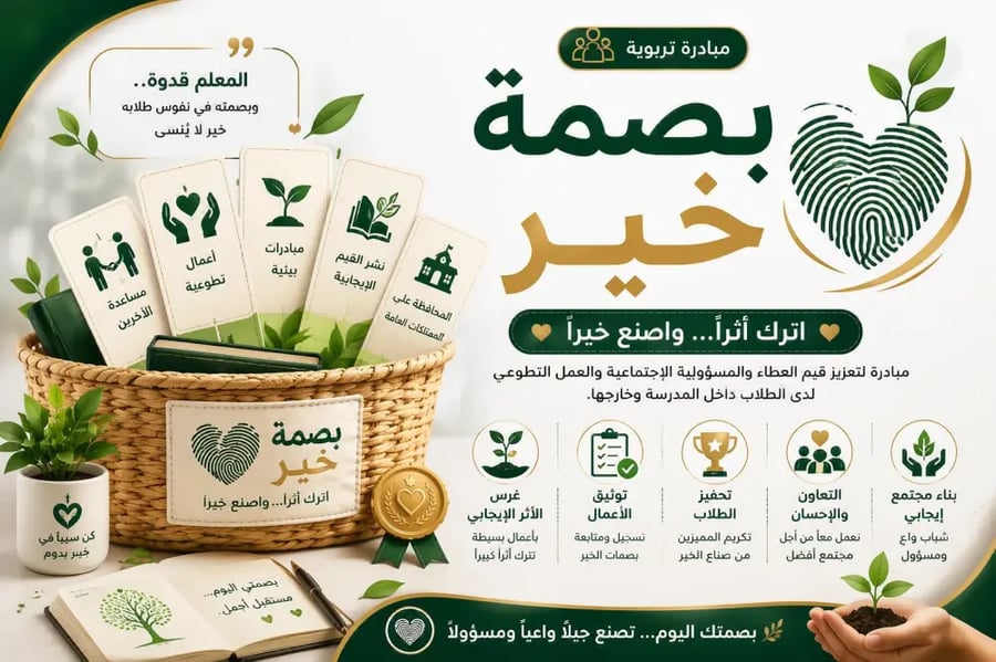 بصمة خير-مبادرة-1448ه-2026-ملفات-معلمين-معلمات-انجاز
