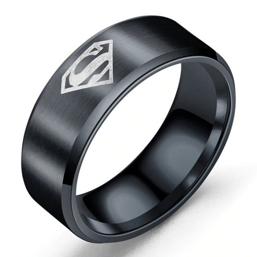 Superman ring for unisex