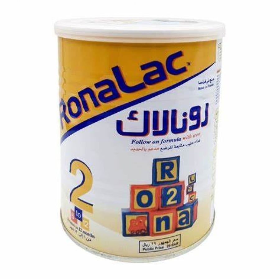 رونالاك 2 حليب اطفال - من 6 - 12 شهر 400 جرام