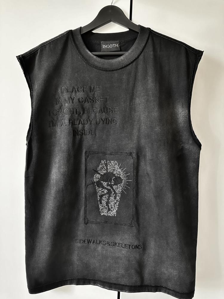 Sidewalks & Skeletons Oversized Washed Top