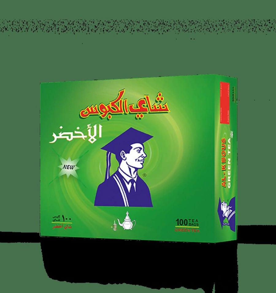 شاي الكبوس أخضر 100 كيس خيط