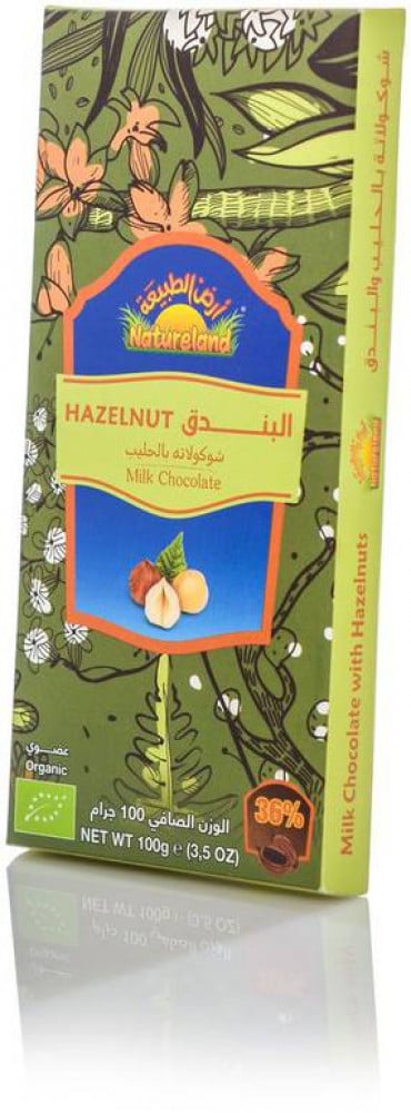 شوكولاتة  بالحليب والبندق 100 جم