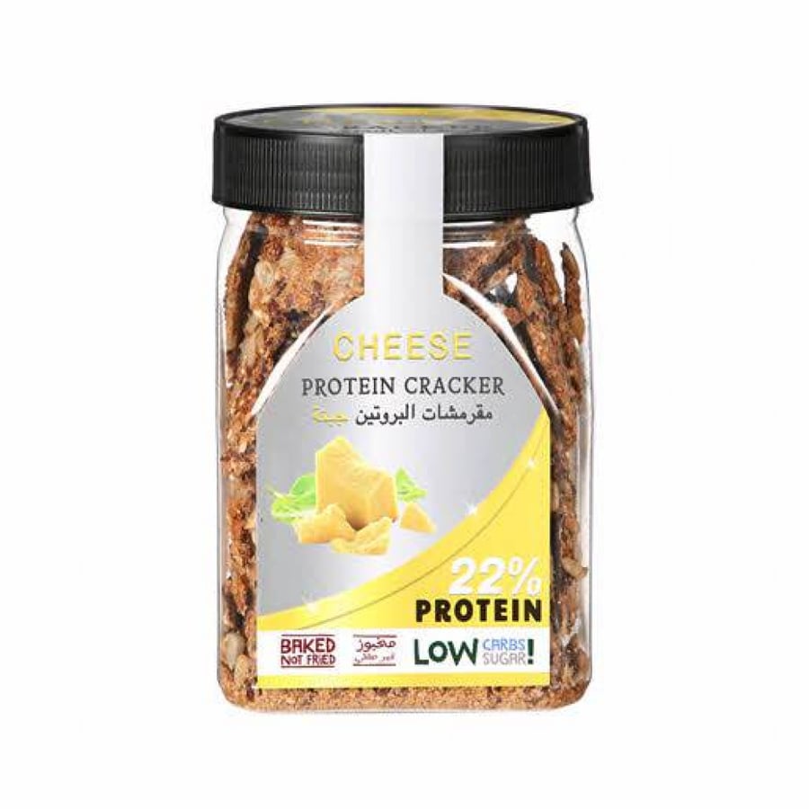 مقرمشات كراكرز البروتين ٢٠٠ جم Protein Crackers - جبن