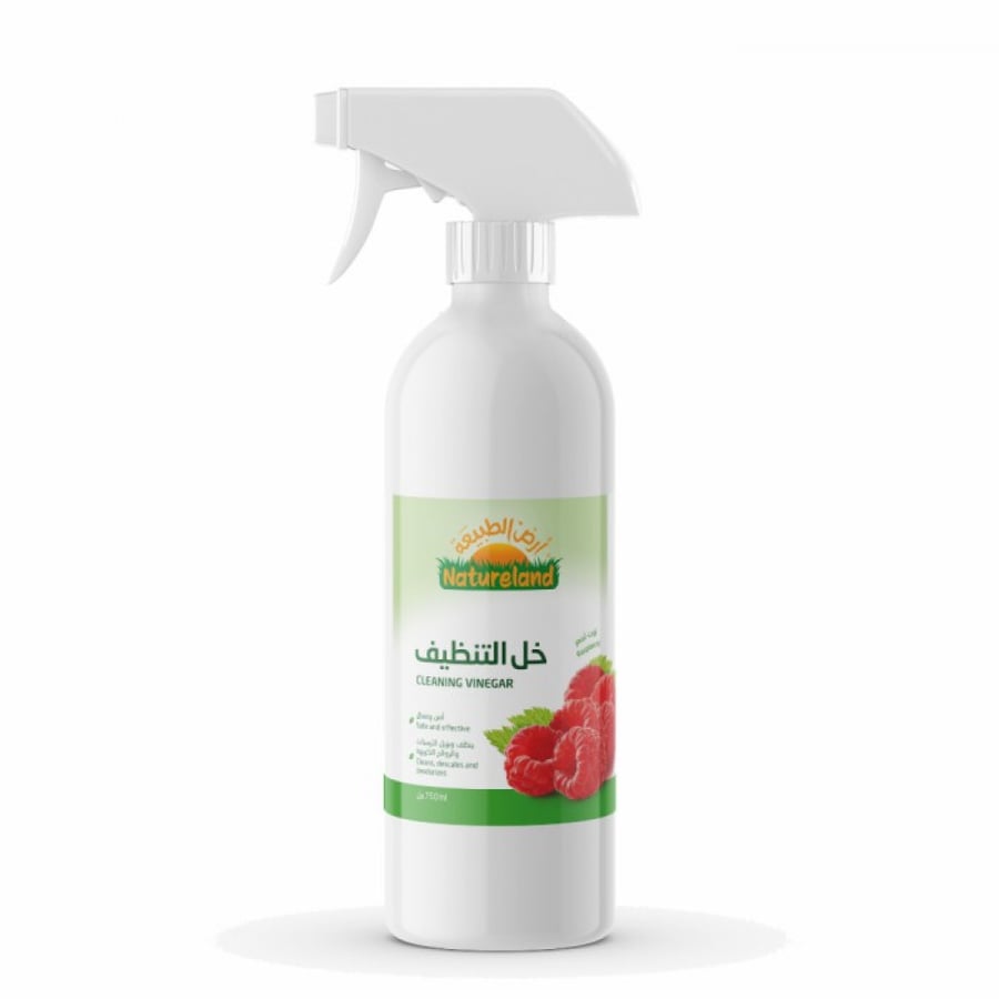 خل التنظيف توت احمر 750مل ارض الطبيعة